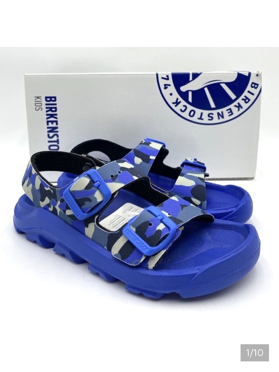 Birkenstock Other - EUC BIRKENSTOCK MOGAMI
Kids' Ultra Blue Camo Sandals size 11 Boys